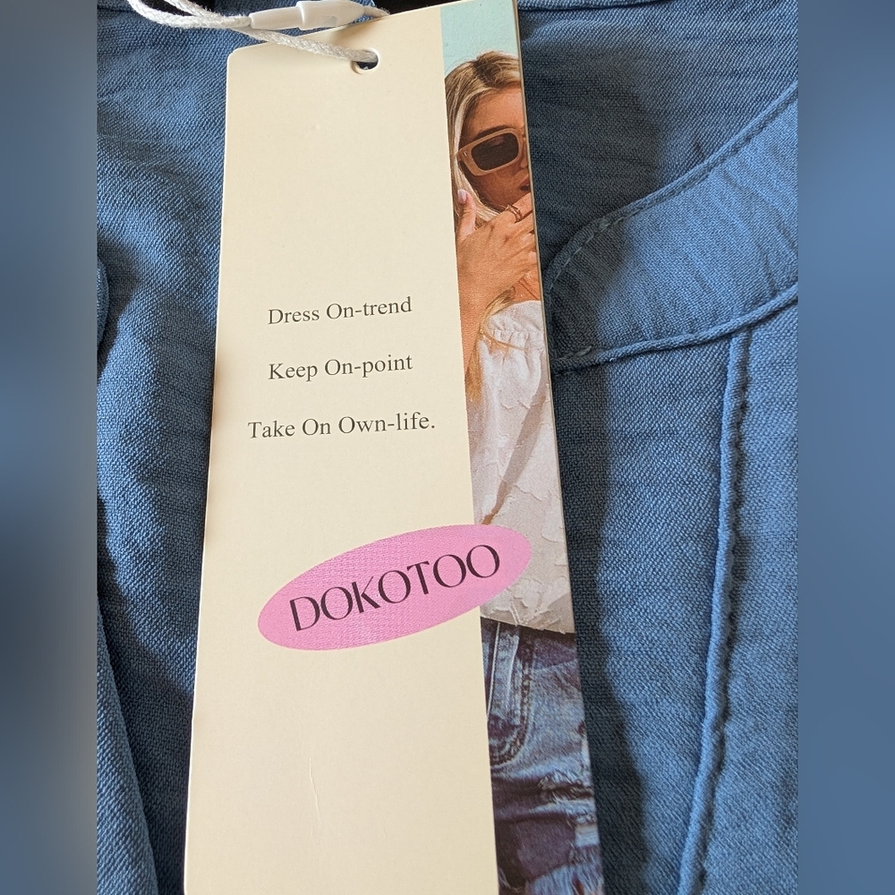 DOKOTOO 2 Piece Outfit Maxi Skirt and Short Sleeve Matching Set Size Large NWT - Picture 13 of 16